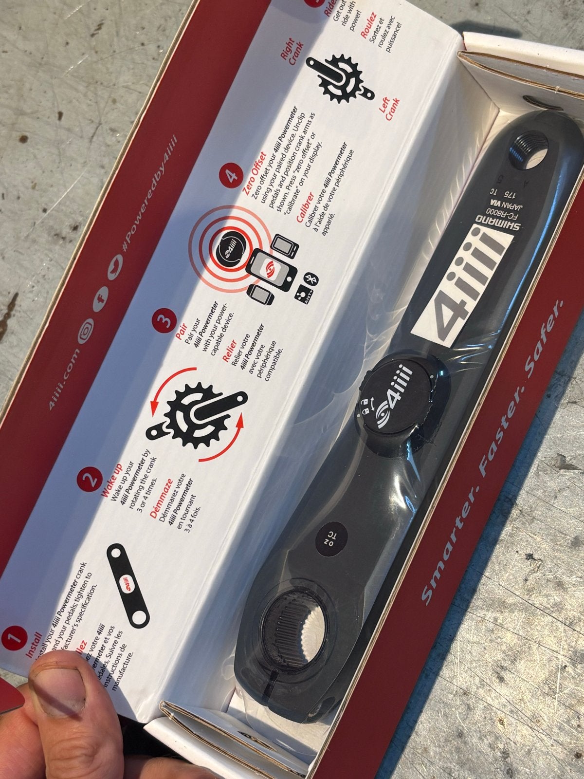 4iiii Precision Powermeter Shimano R8000 175mm, Ophalen of Verzenden, Nieuw