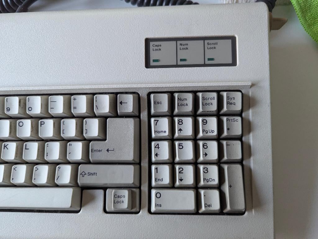 IBM Model F AT buckling spring keyboard 1985, Computers en Software, Toetsenborden, Gebruikt, Ophalen of Verzenden, Qwerty, IBM