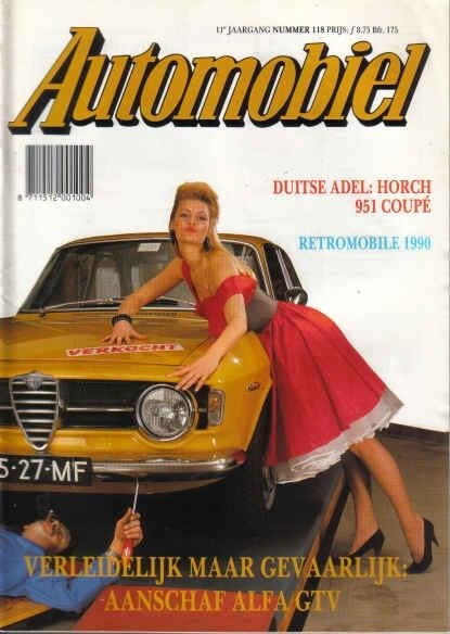 Automobiel 118 1990 : Alfa Romeo GT GTV - TVR Taimar - Horch, Ophalen of Verzenden, Gelezen, Algemeen