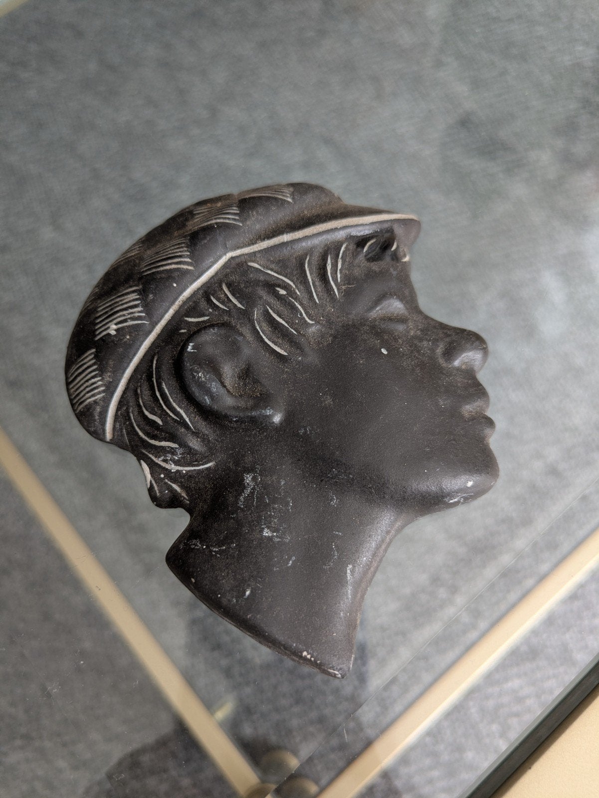 Kroon/L'Ancora keramieken wandhoofdje (model 330), Ophalen of Verzenden