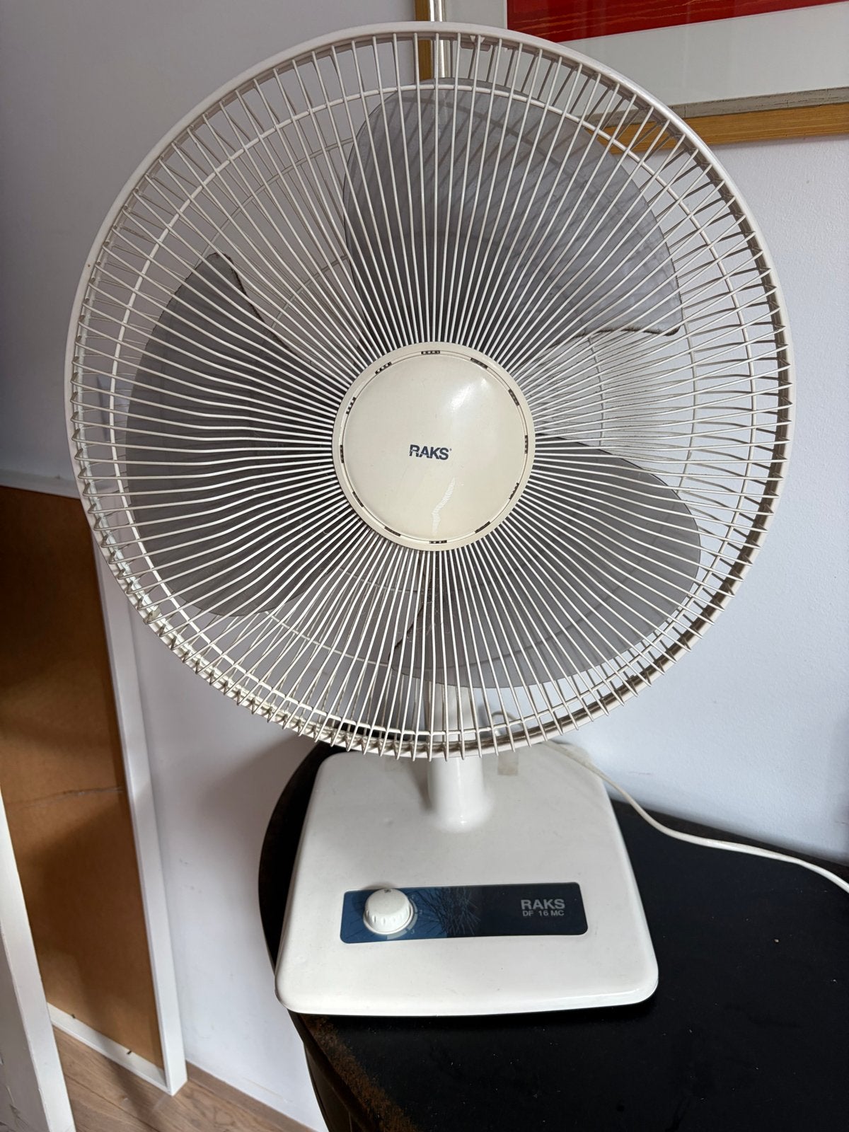 RAKS DF 16 MC Tafelventilator - Wit, Ophalen, Gebruikt, Tafelventilator