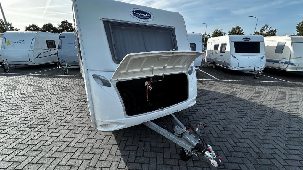 Caravelair Antares 465 Dwarsbed / Luifel., Bedrijf, Treinzit, 750 - 1000 kg, Fietsenrek