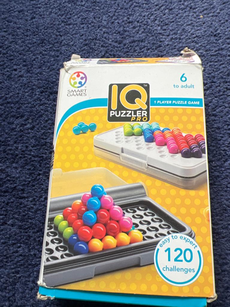 Smart Games IQ Puzzler Pro - 120 uitdagingen, Kinderen en Baby's, Speelgoed | Educatief en Creatief, Ophalen of Verzenden, Zo goed als nieuw