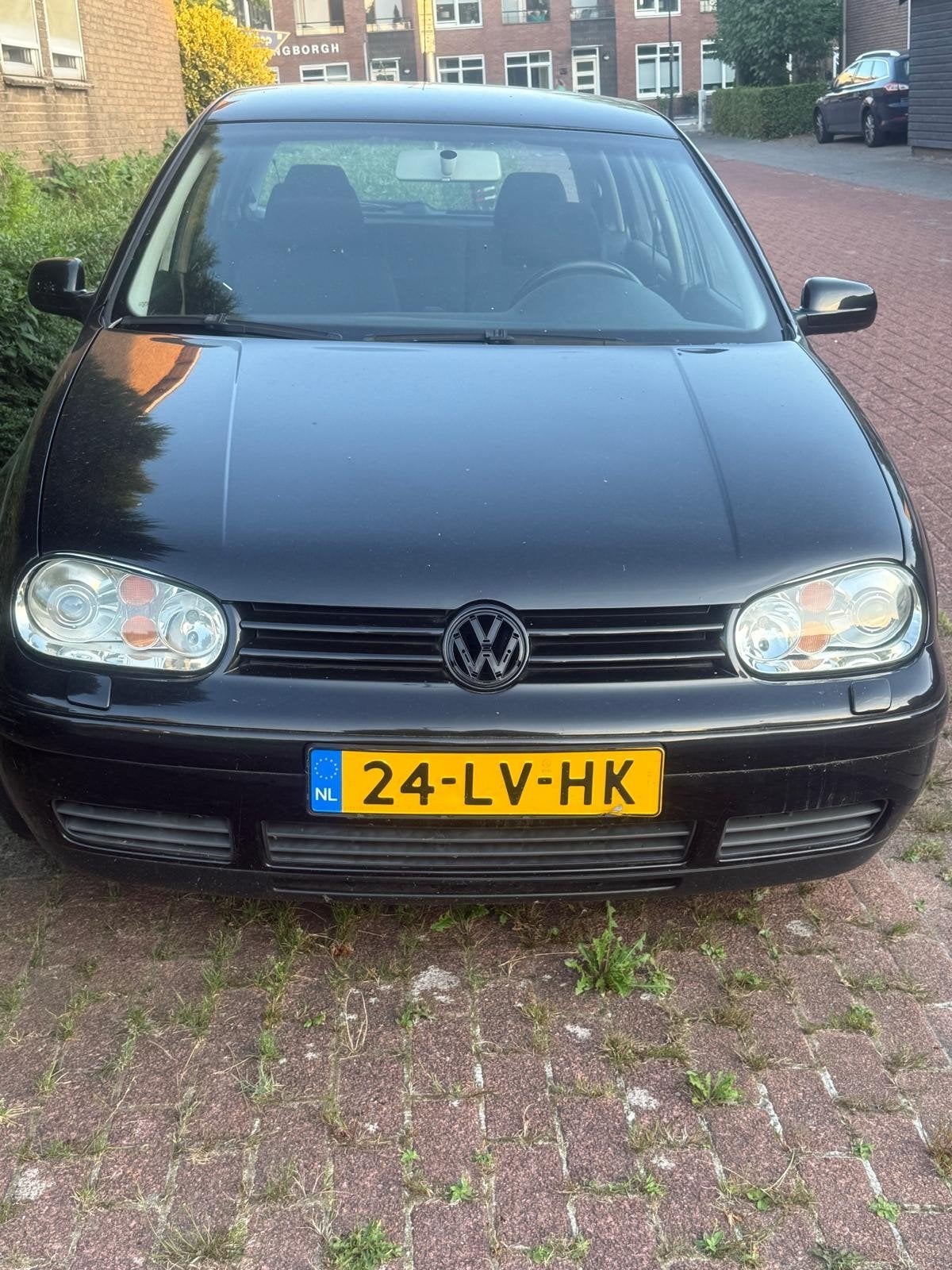 Volkswagen Golf 2.0 85KW 2003 Zwart, Auto's, 4 cilinders, 1984 cc, Zwart, Origineel Nederlands
