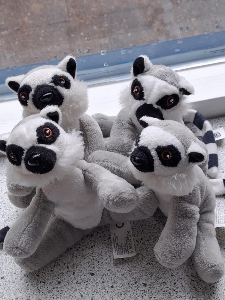 Ringstaartmaki maki uit Petjes World of Apenheul, Kinderen en Baby's, Speelgoed | Knuffels en Pluche, Ophalen of Verzenden, Zo goed als nieuw