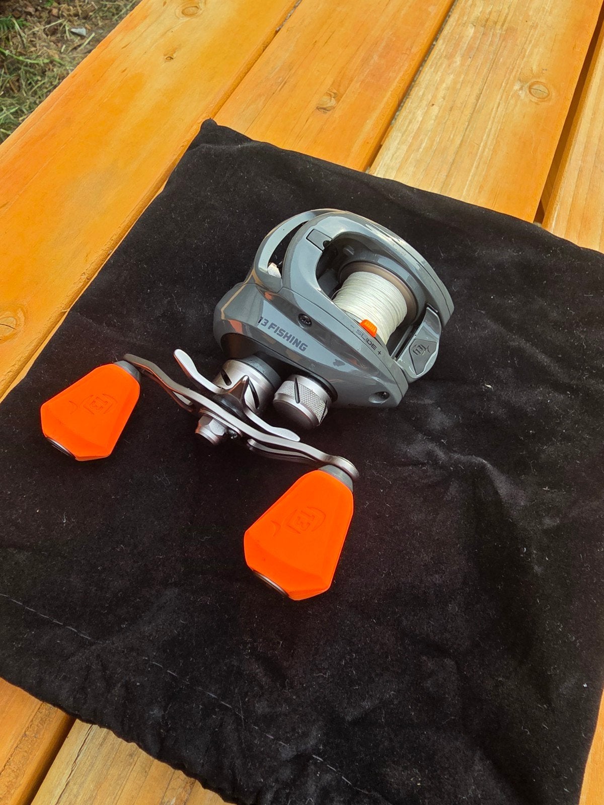 13 Fishing Concept Z SLIDE baitcaster reel, Watersport en Boten, Ophalen, Zo goed als nieuw, Molen