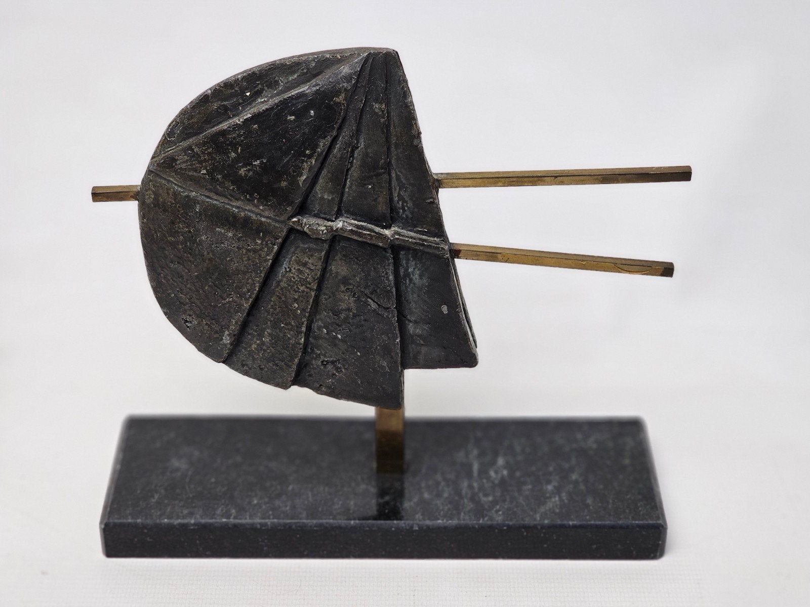 # Judith Braun Sculptuur 'Soort Boot' - Abstract Brons, Antiek en Kunst, Ophalen of Verzenden, Brons
