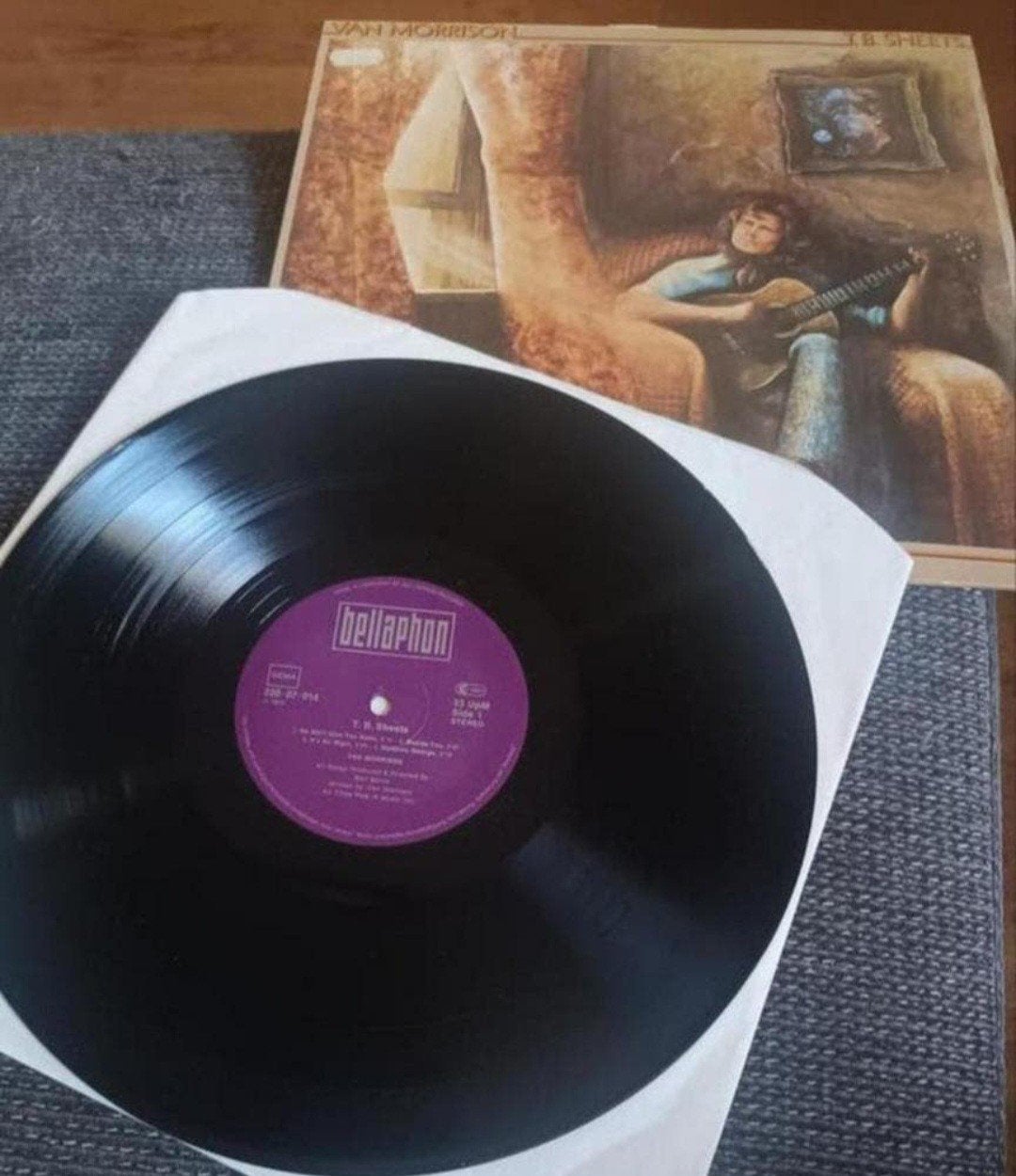 Van Morrison - TB SHEETS 1973/Duitse persing Bellaphon VG+, Ophalen of Verzenden