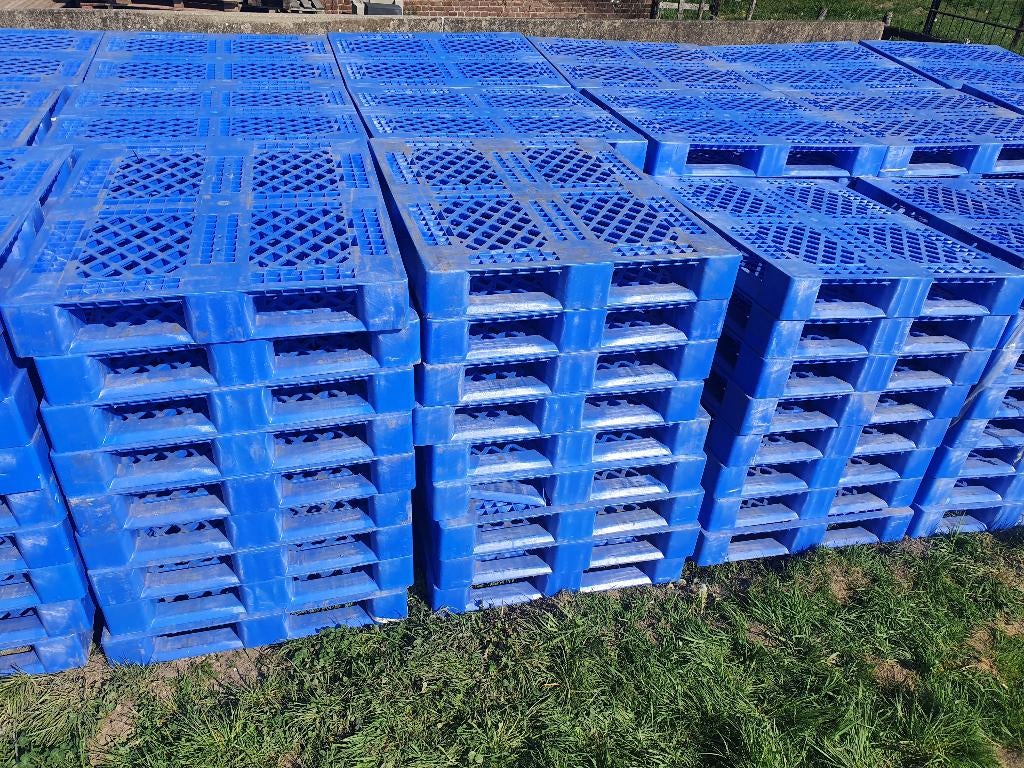 Zware kunststof pallets food grade 120x100 cm grote partij, Ophalen of Verzenden
