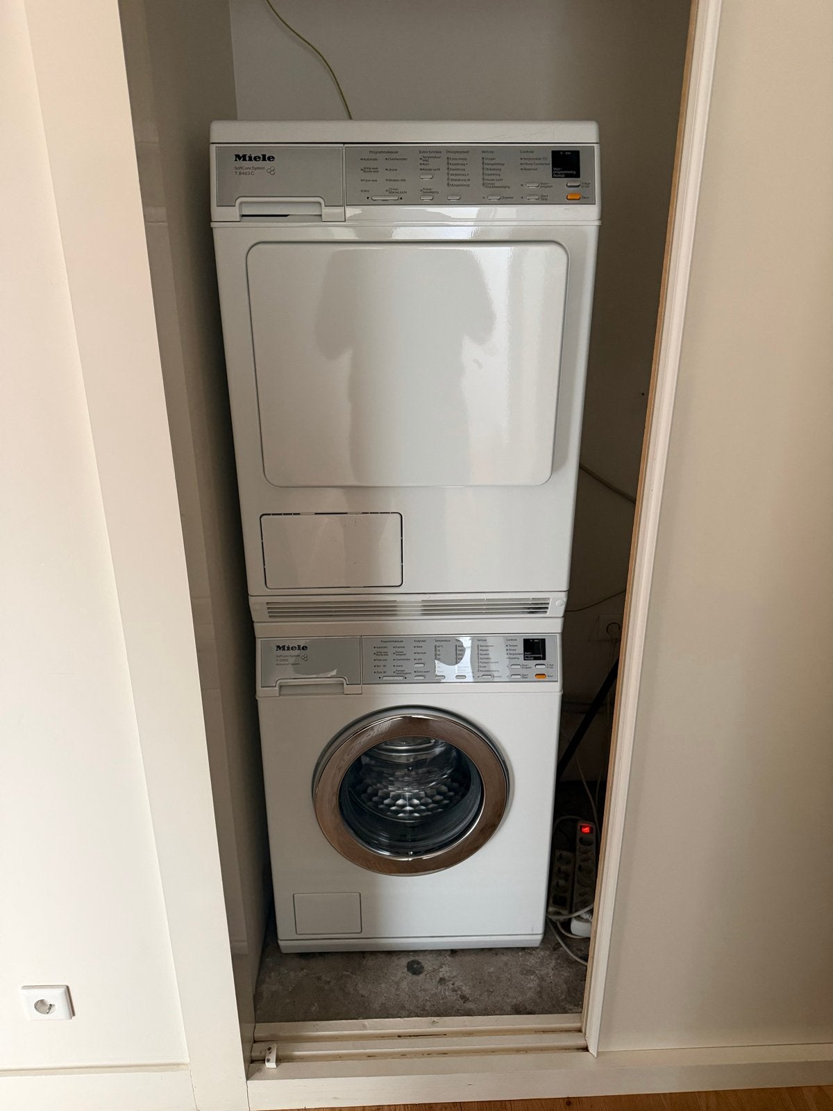 Miele wasmachine en droger - prima conditie, Ophalen, Zo goed als nieuw