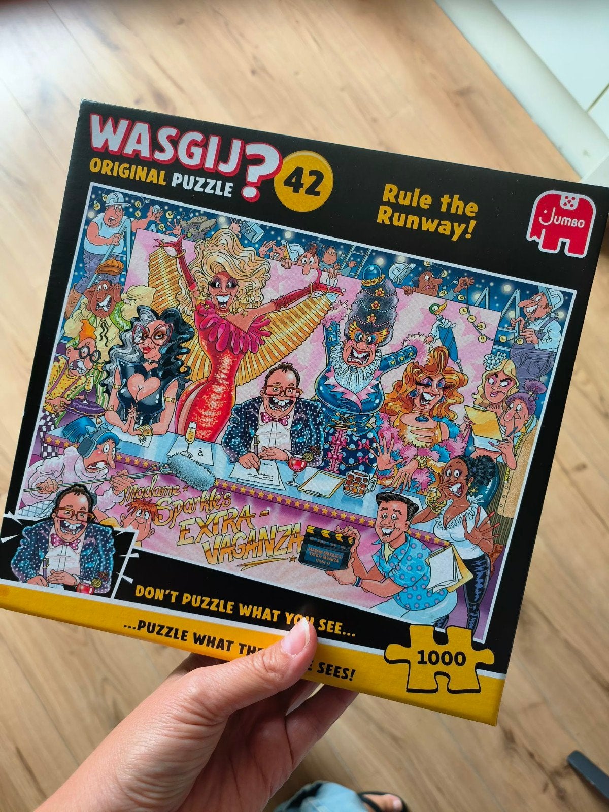 Wasgij? Original 42: Rule the Runway! 1000 stukjes puzzel, Een of twee spelers, Ophalen of Verzenden, Zo goed als nieuw, Jumbo