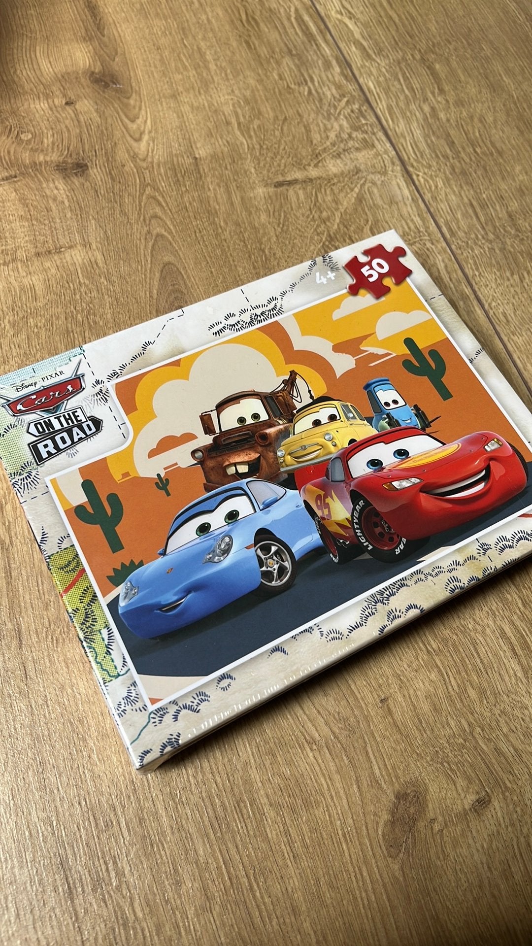 Cars puzzel nieuw in folie, Ophalen of Verzenden, Meer dan 50 stukjes, Nieuw