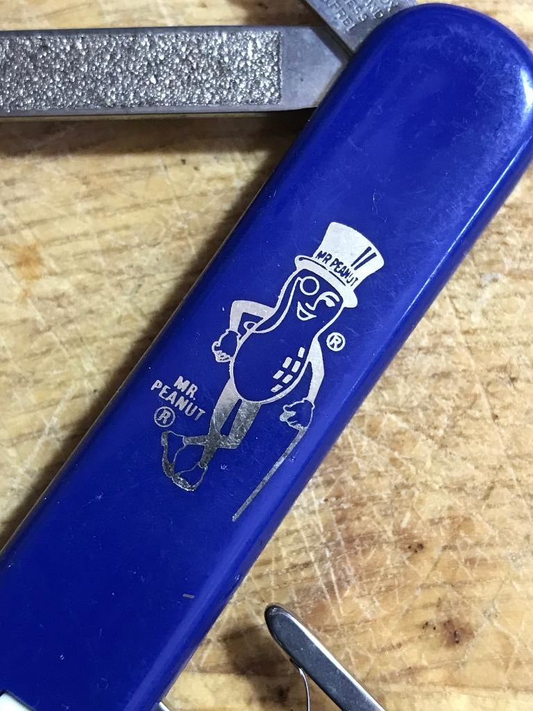 Vintage Planters Mr. Peanut Victorinox SD 58 mmSwiss Army, Ophalen of Verzenden, Gebruikt