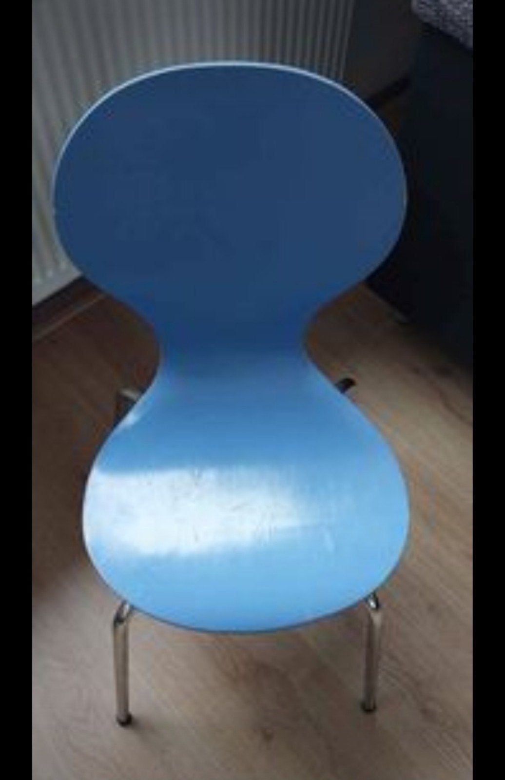 Blauwe kinder vlinderstoel, Ophalen, Gebruikt, Blauw, Overige materialen