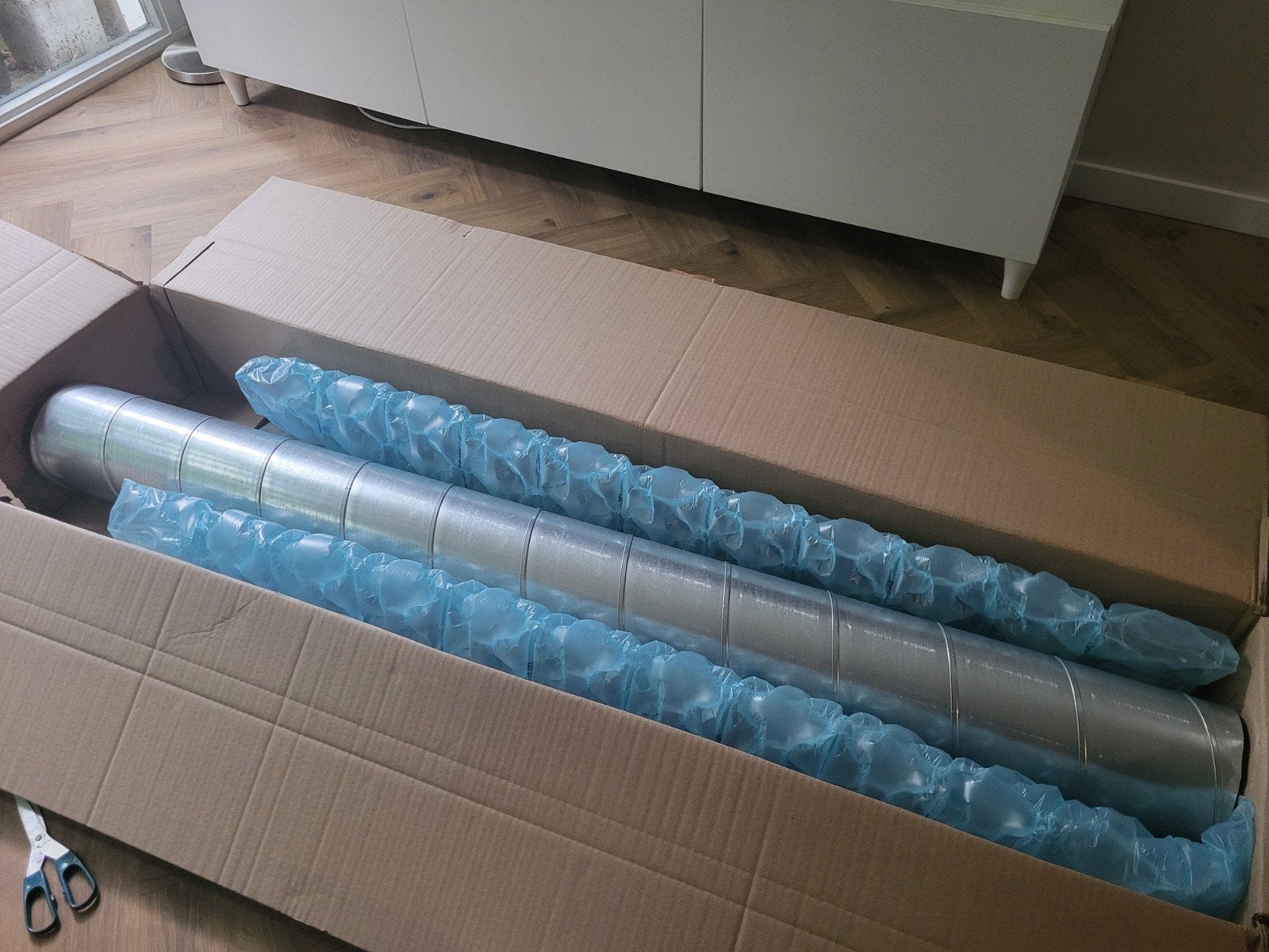 Spirobuizen: Nieuw (15cm) en Gebruikt (12cm), Doe-het-zelf en Verbouw, Ventilatie en Afzuiging, Ophalen, Zo goed als nieuw