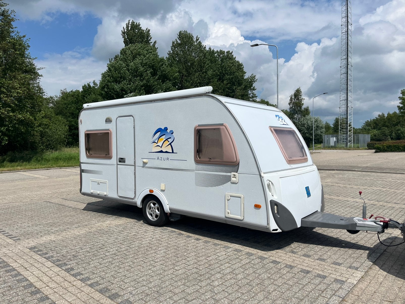 Knaus 450 Azur 2007 mover+luifel+airco+voortent, Kachel, Rondzit, Frans bed, Particulier