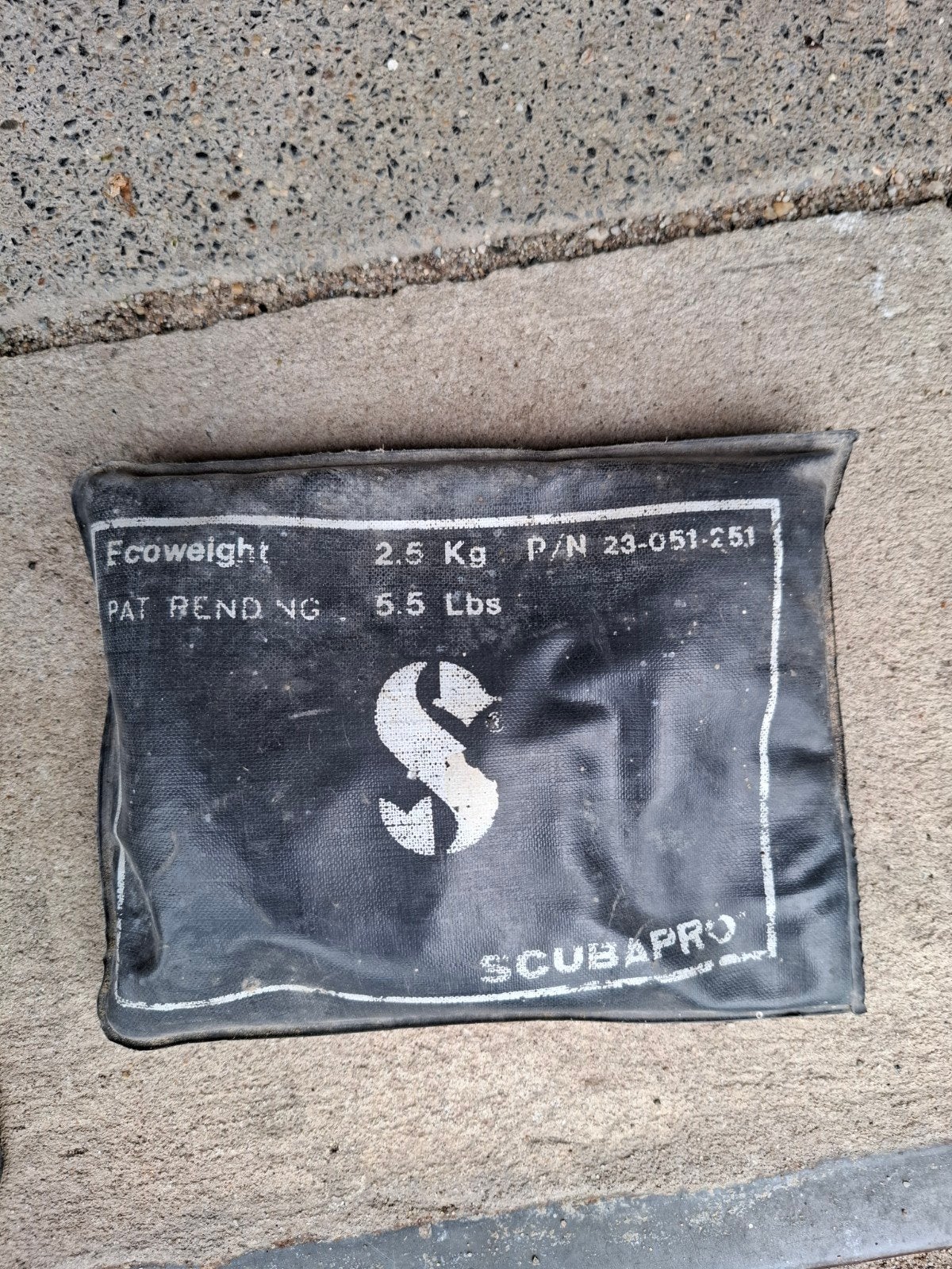 Scubapro Ecoweight Loodzakken   Duiklood, Ophalen, Gebruikt