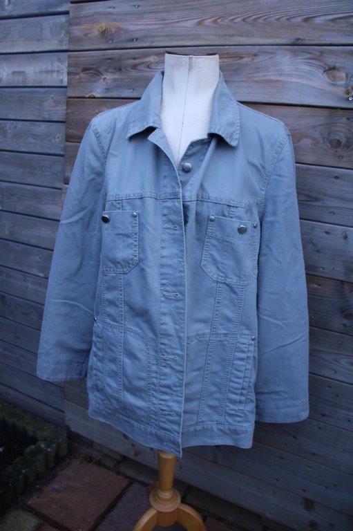Jasje grijs Ulla Popken mt 50 Vaste prijs, Kleding | Dames, Verzenden, Ulla Popken, Zo goed als nieuw, Jasje of Colbert