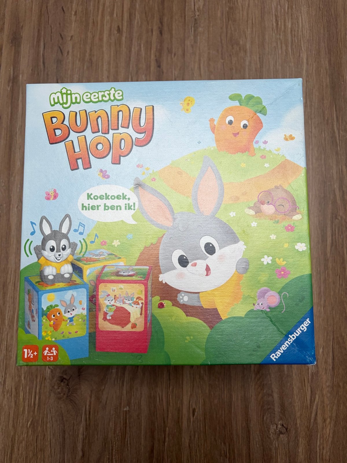Mijn Eerste Bunny Hop - Ravensburger, Hobby en Vrije tijd, Gezelschapsspellen | Bordspellen, Een of twee spelers, Ophalen of Verzenden