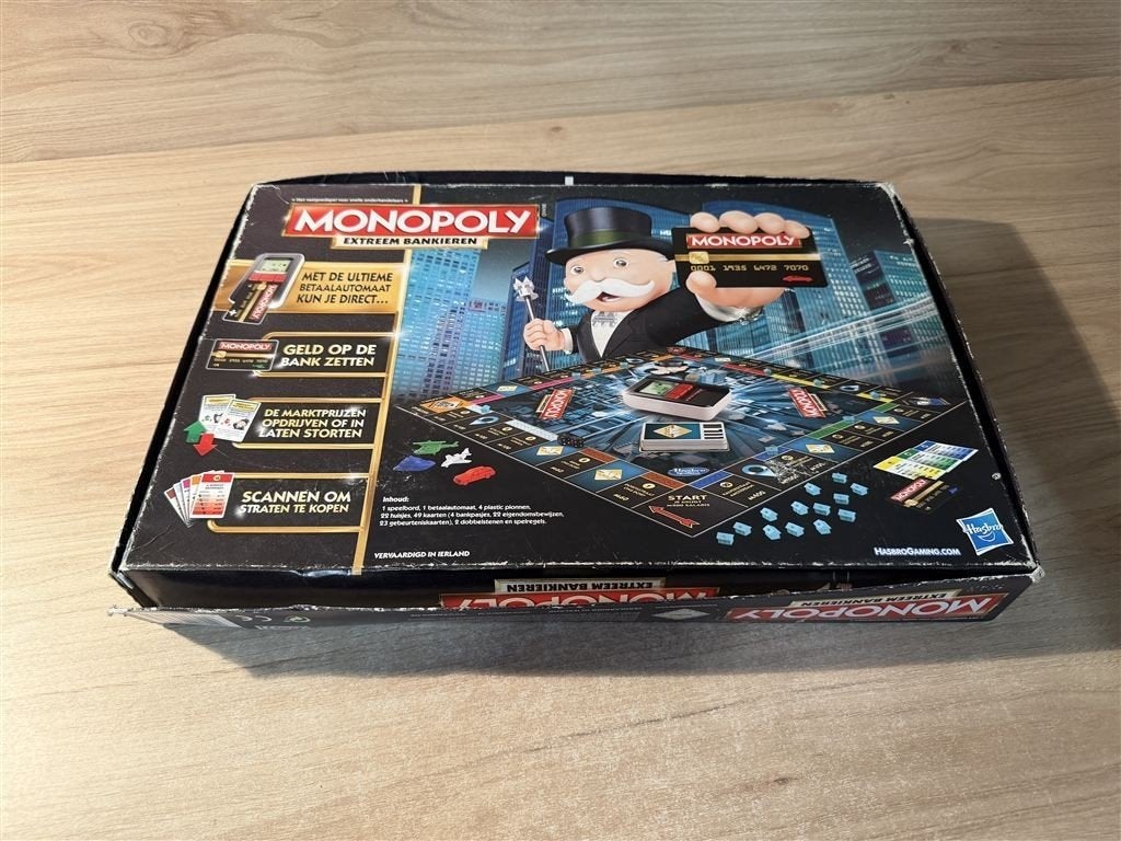 Monopoly Extreem bankieren - s6713, Hobby en Vrije tijd, Verzenden, Zo goed als nieuw