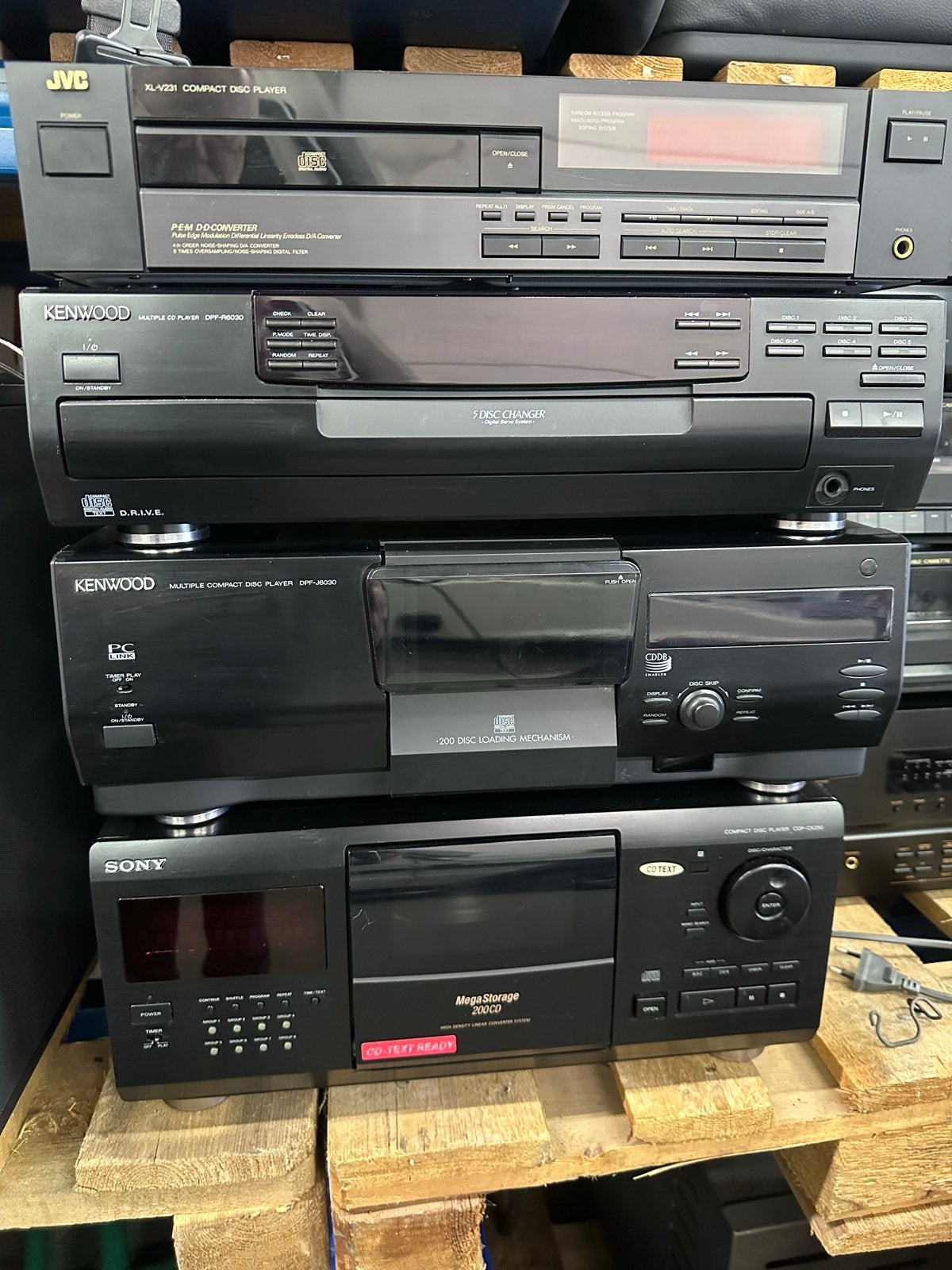 CD-wisselaars cd speler carrousel kenwood sony jvc, Ophalen of Verzenden, Gebruikt, Overige merken, Wisselaar