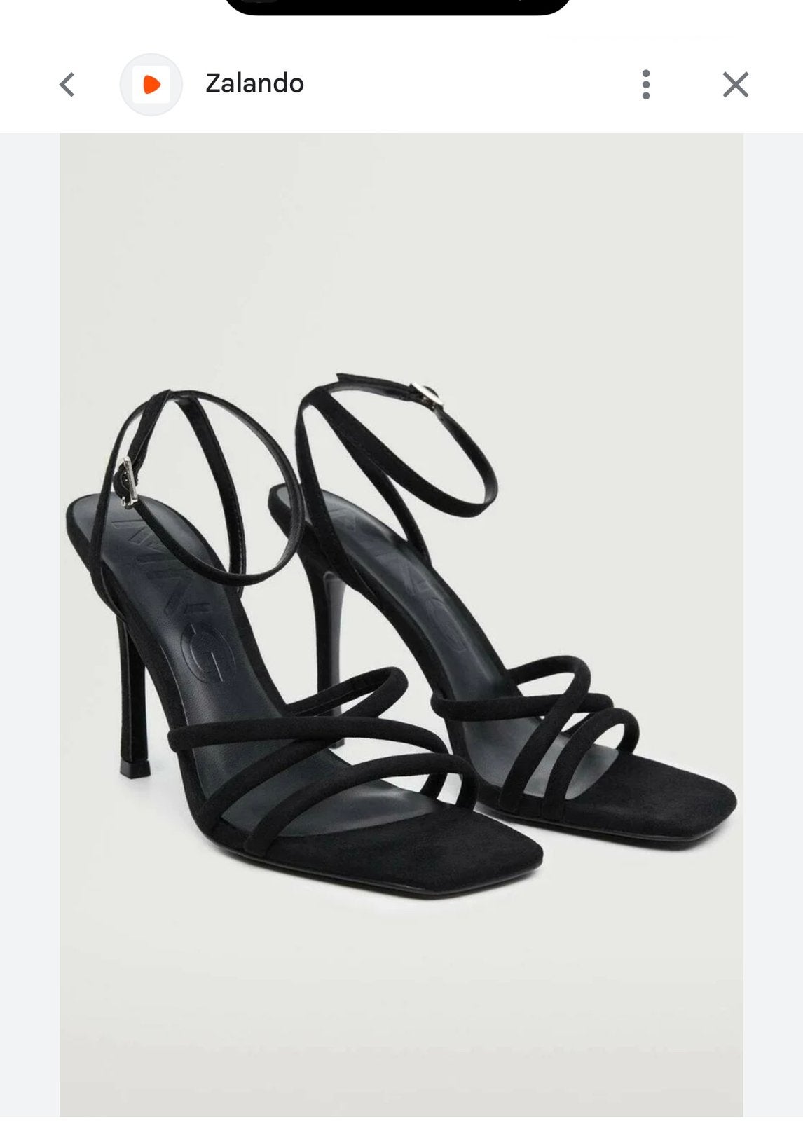 Mango sandalen hak, Ophalen of Verzenden, Zo goed als nieuw