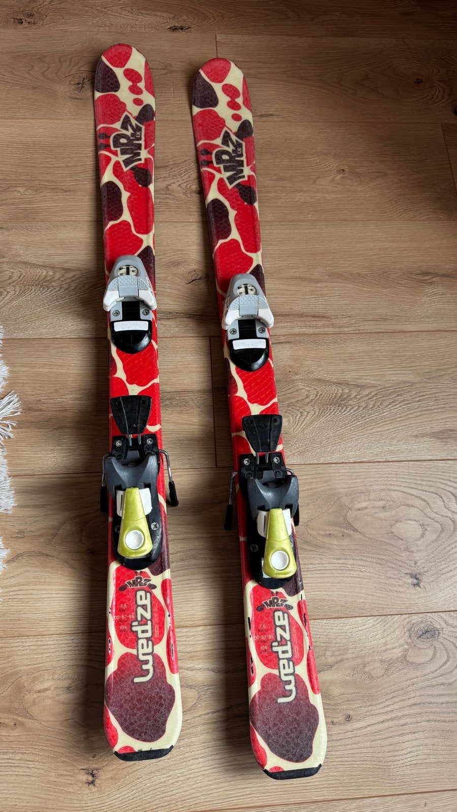 Wed'ze ski's - 104cm - Gebruikt, Overige merken, Gebruikt, 100 tot 140 cm, Ophalen of Verzenden