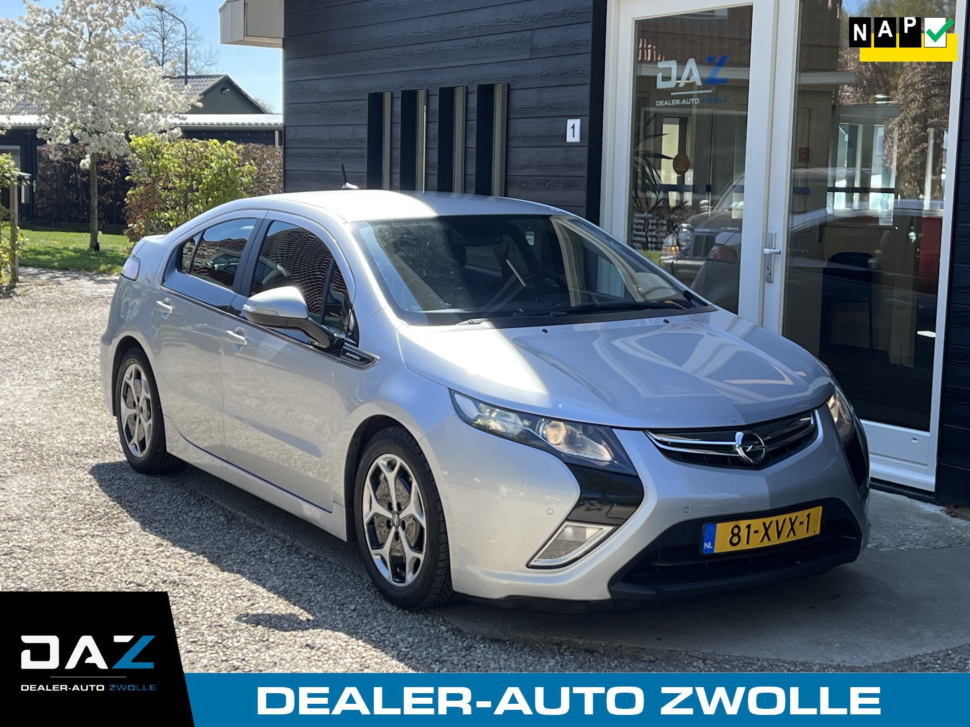 Opel Ampera 1.4 Aut/Ecc/Leer/Navi/Pdc (bj 2012, automaat), Euro 5, 4 cilinders, 150 pk, 4 stoelen