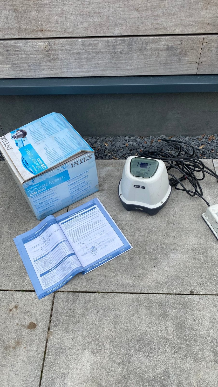 Intex saltwatersystem QS200 nieuwstaat, Ophalen, Zo goed als nieuw