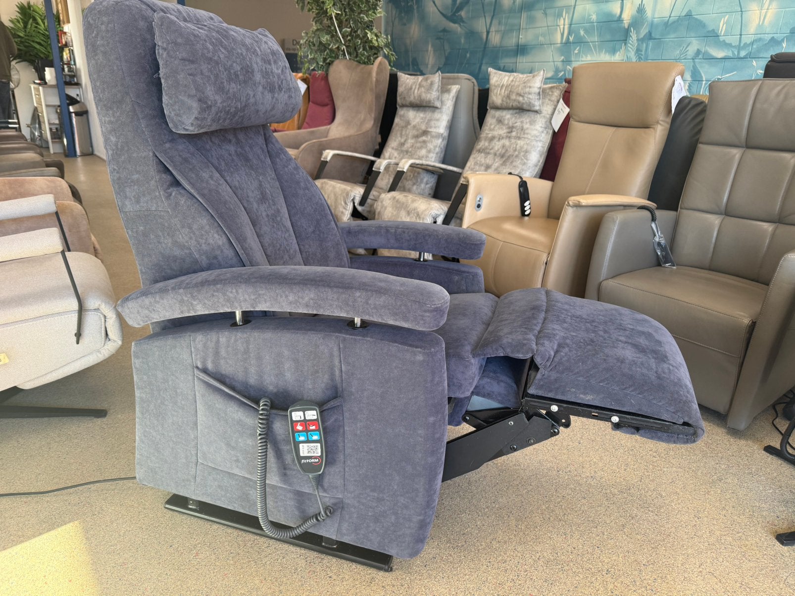 Fitform sta op stoel relax fauteuil gratis bezorgd /garantie, Ophalen of Verzenden, Zo goed als nieuw, Stof, Ruim 100 kort gebruilte modellen