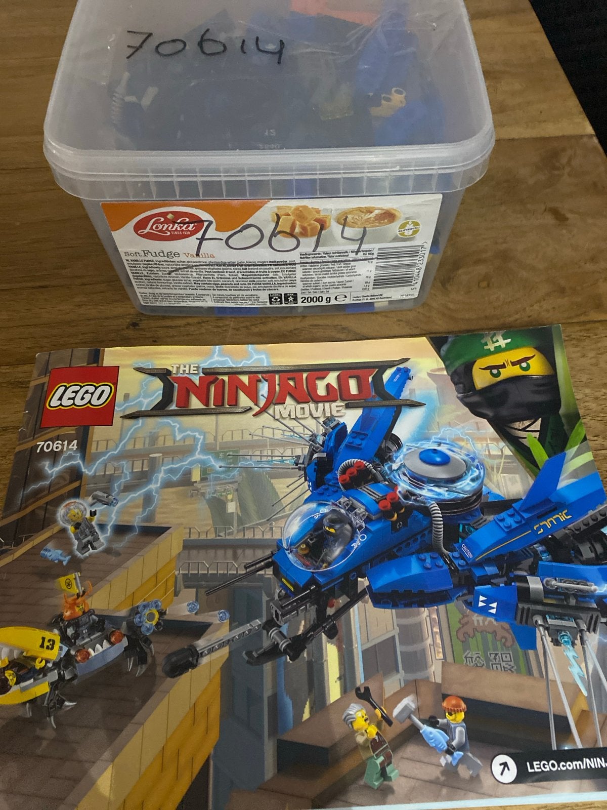 LEGO Ninjago Movie 70614 Bliksemstraaljager, Kinderen en Baby's, Speelgoed | Duplo en Lego, Gebruikt, Lego, Compleet, Ophalen of Verzenden