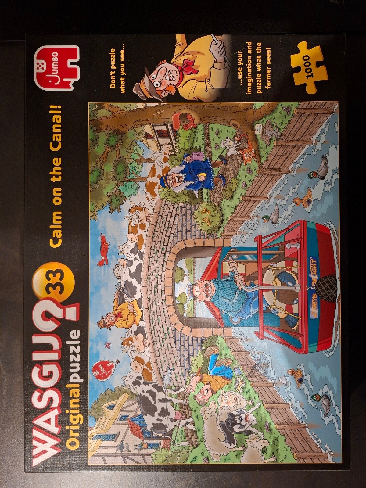 Set van 6 Wasgij en That's Life puzzels - 1000 stukjes, Hobby en Vrije tijd, Ophalen of Verzenden, 500 t/m 1500 stukjes, Gebruikt