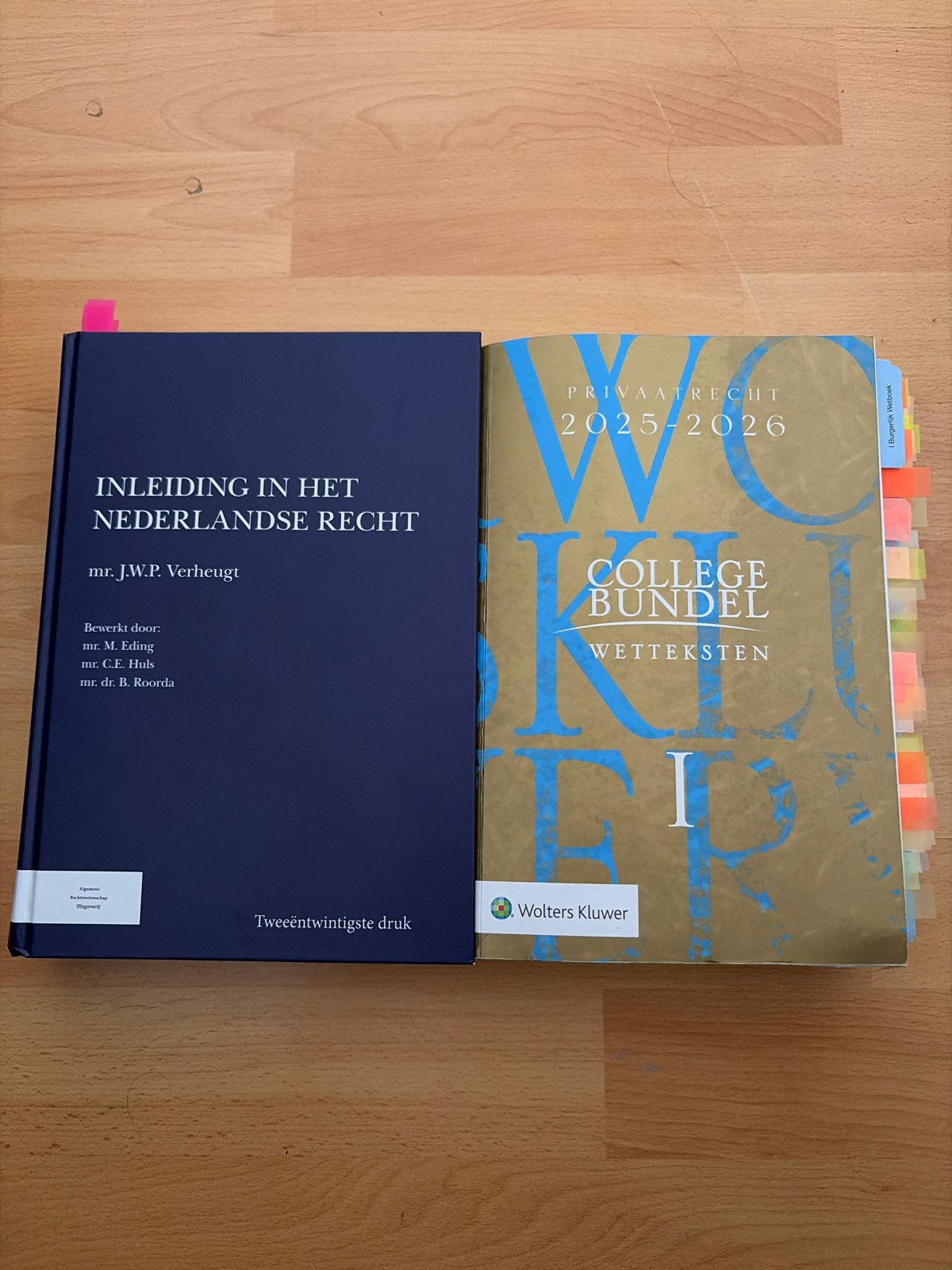 Inleiding Nederlands Recht & Collegebundel Privaatrecht, Boeken, Ophalen of Verzenden, Gamma, Zo goed als nieuw, HBO
