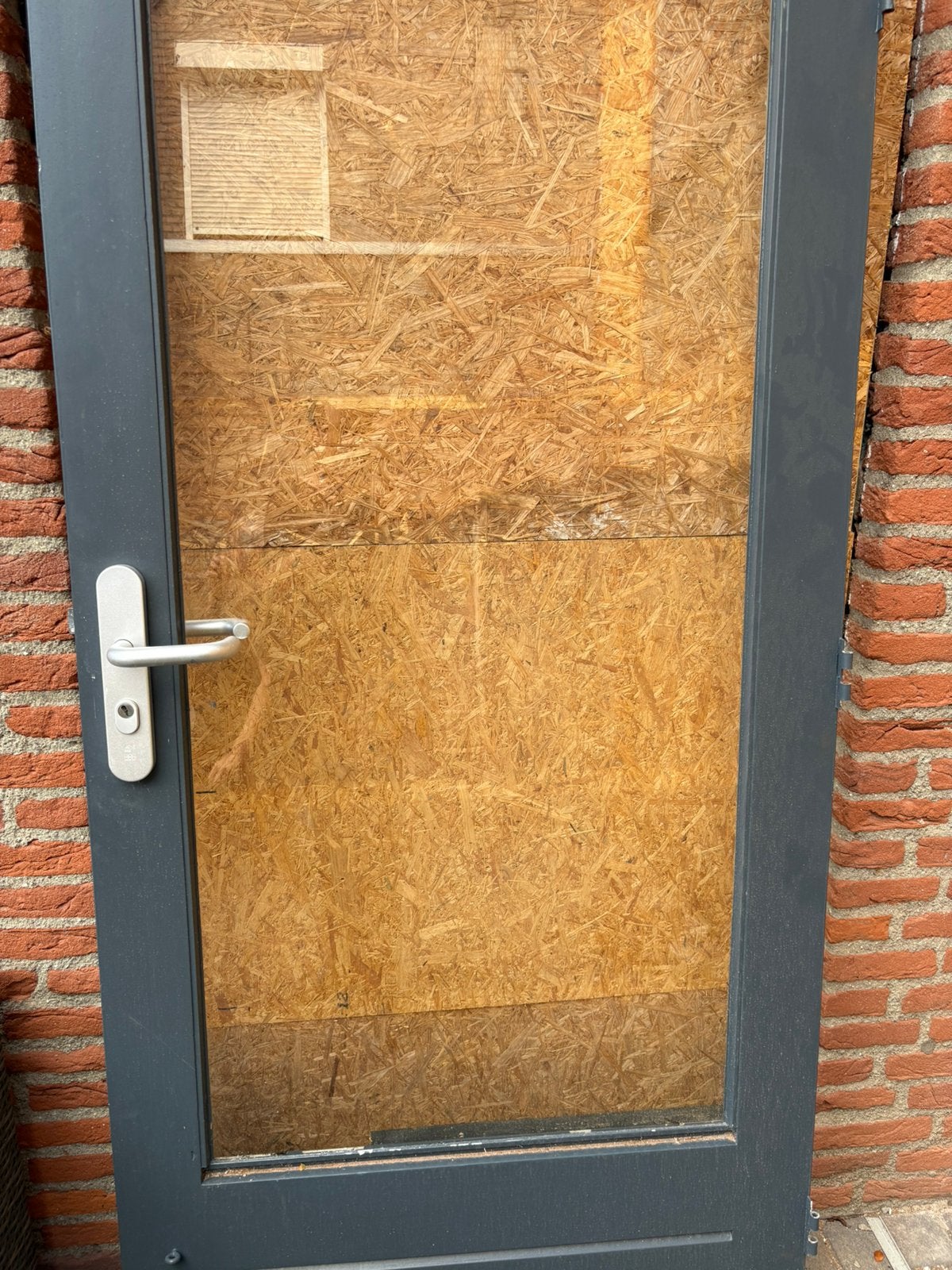 Buitendeur. Enkelglas. SKG*** deurbeslag, Ophalen, Gebruikt, 80 tot 100 cm, Buitendeur
