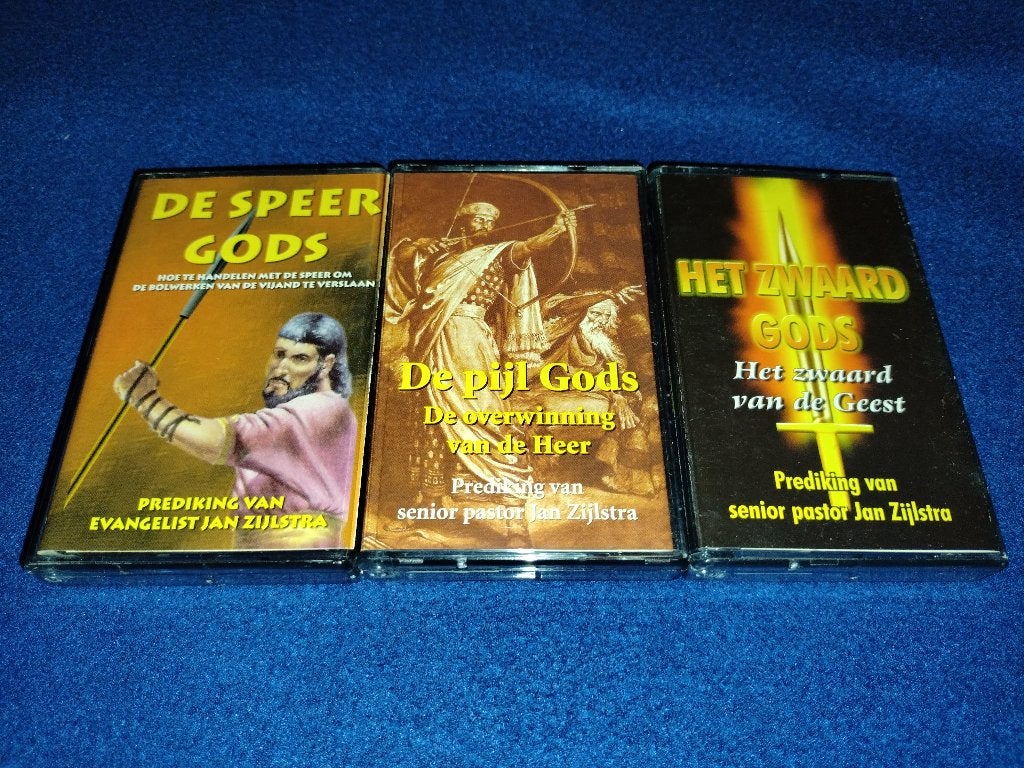 3 MCs predikingen van senior pastor Jan Zijlstra, Cd's en Dvd's, Cassettebandjes, Gebruikt, 2 t/m 25 bandjes, Ophalen of Verzenden
