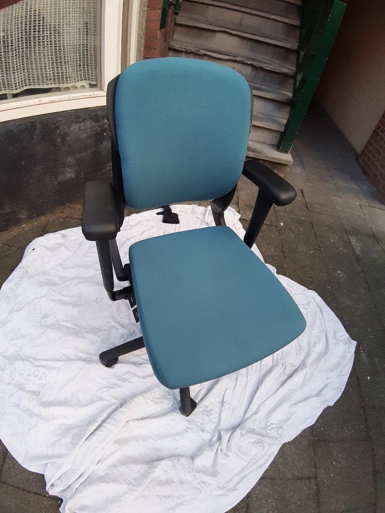 Ergonomisch bureaustoel, blauw met veel mogelijkheden ,, Huis en Inrichting, Bureaustoelen, Ophalen, Zo goed als nieuw, Bureaustoel