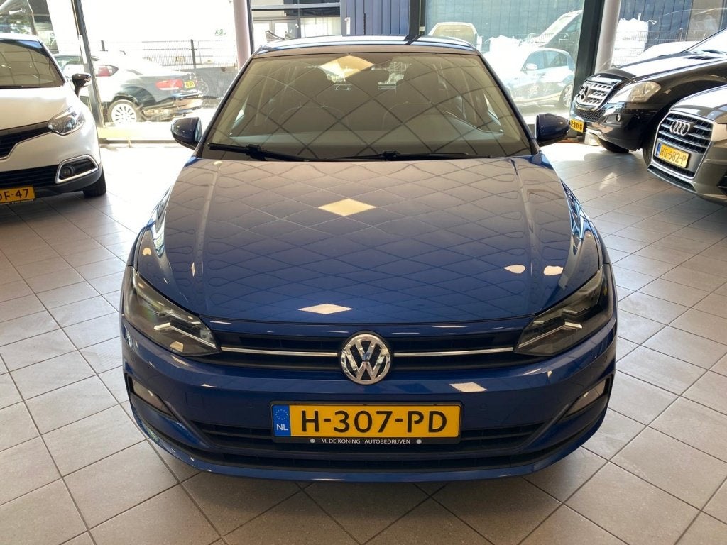 Volkswagen Polo 1.0 TSI Comf.l. Bus. Eerste Eig BJ 2020 !, Gebruikt, Euro 6, 95 pk, Blauw