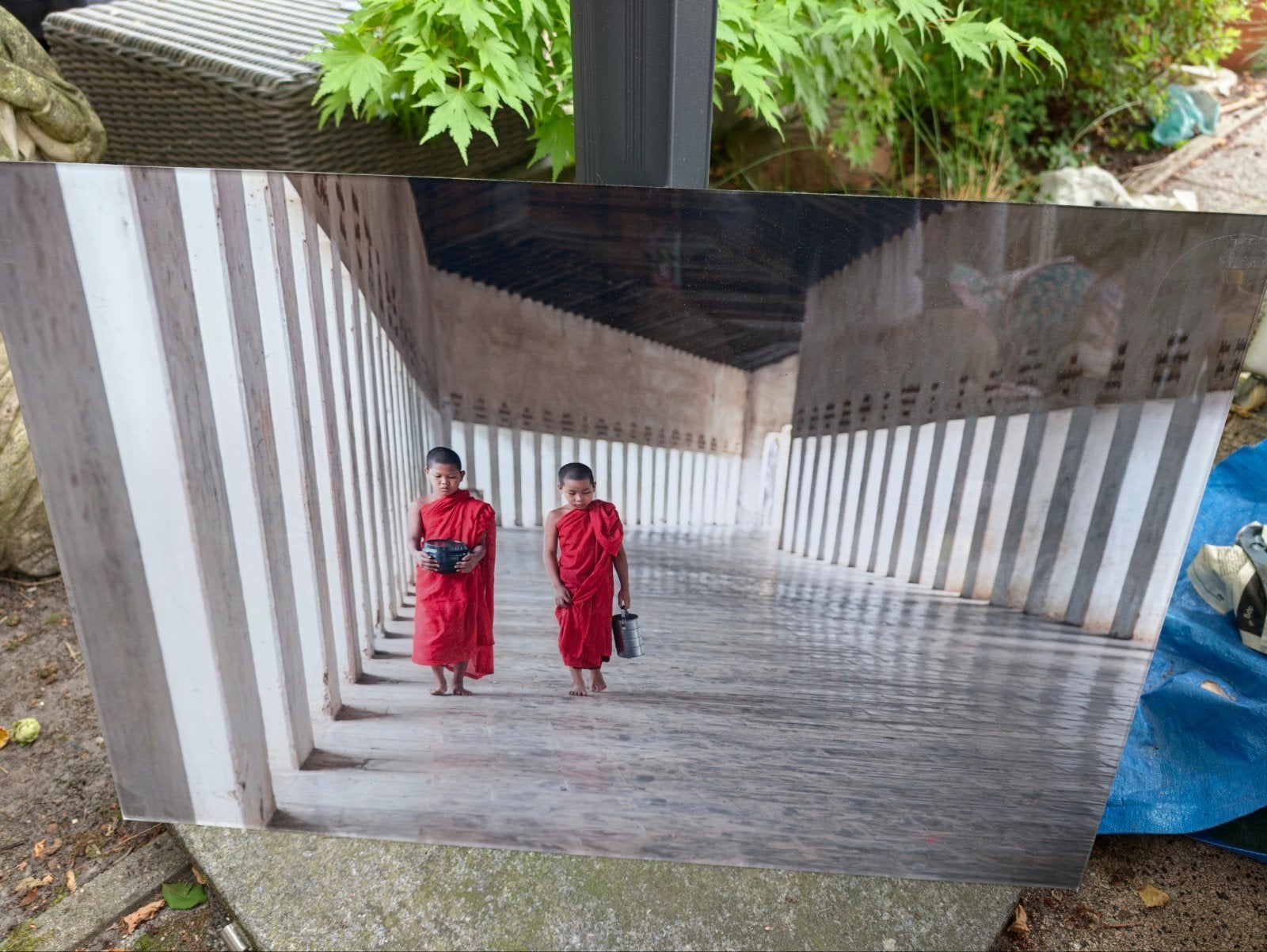Wandeling door gang - Boeddhistische monniken in Myanmar, Antiek en Kunst, Ophalen