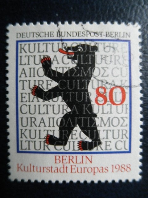 Postzegels Berlijn 1988 wapen, beer - cw. 2,50., Ophalen of Verzenden, BRD, Gestempeld