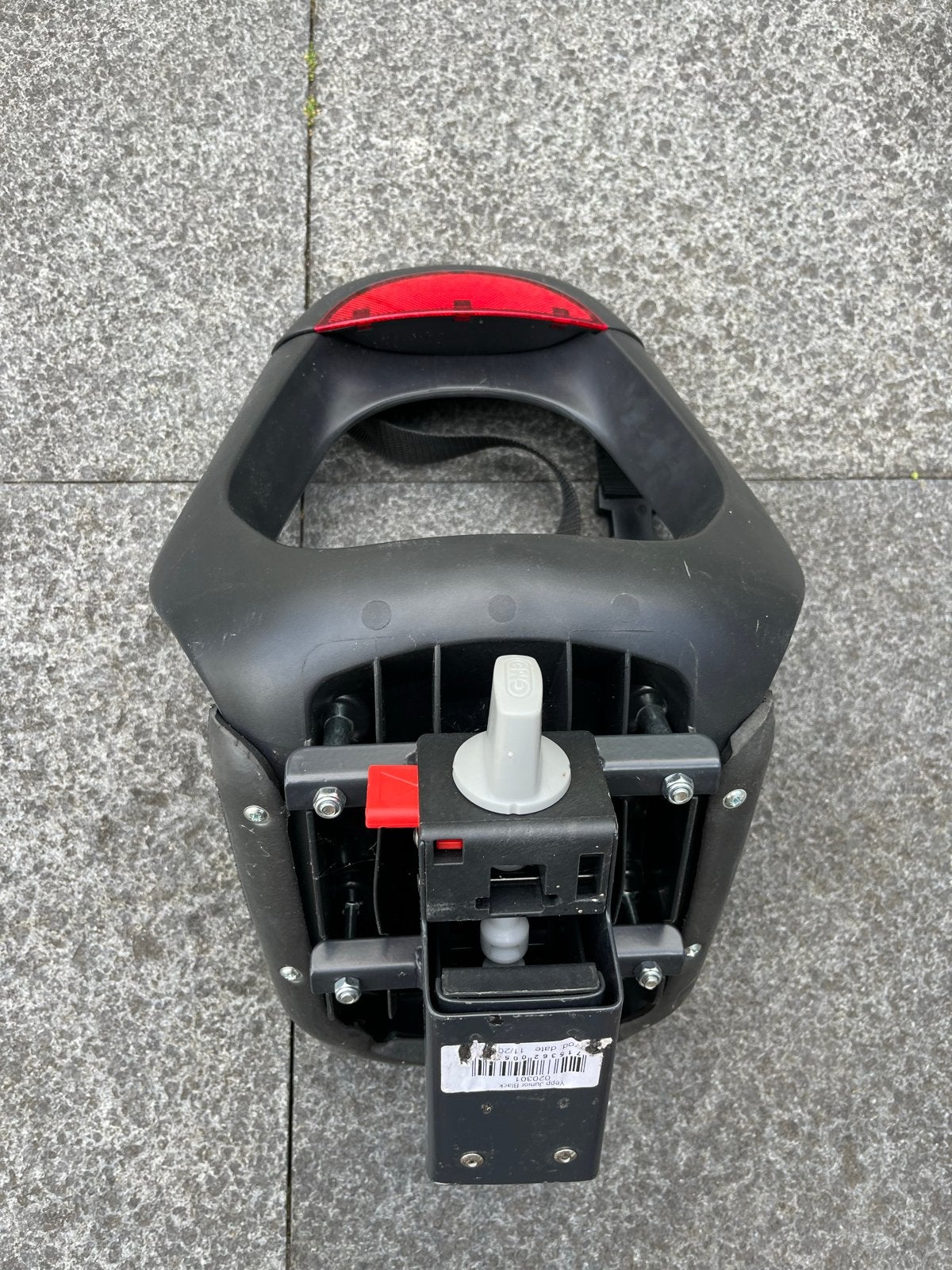 Yepp Junior Fietszitje Achter - Zwart, Ophalen of Verzenden, Gebruikt, 22 t/m 36 kg, Achterzitje