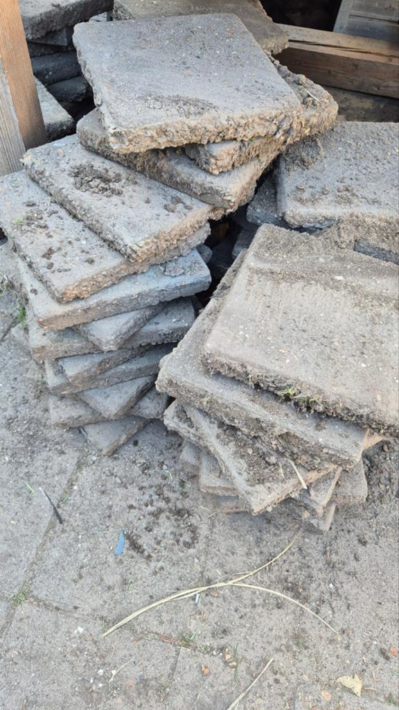Stoeptegel, Tuin en Terras, Ophalen of Verzenden, Gebruikt, Beton, Overige typen