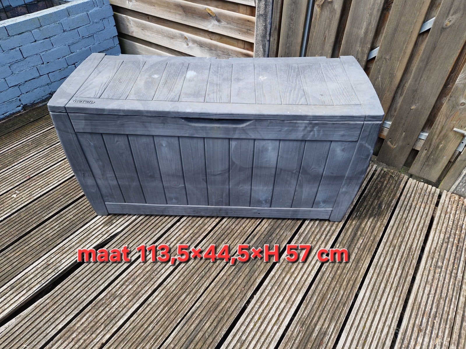 Keter opbergbox, kunststof., Ophalen