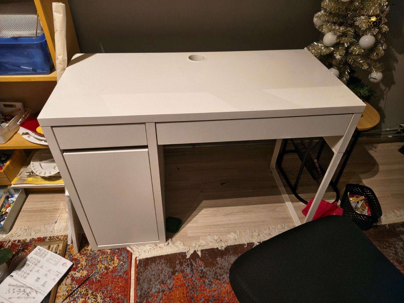 Bureau Ikea, Huis en Inrichting, Bureaus, Ophalen, 105 cm, Gebruikt, Scandinavisch