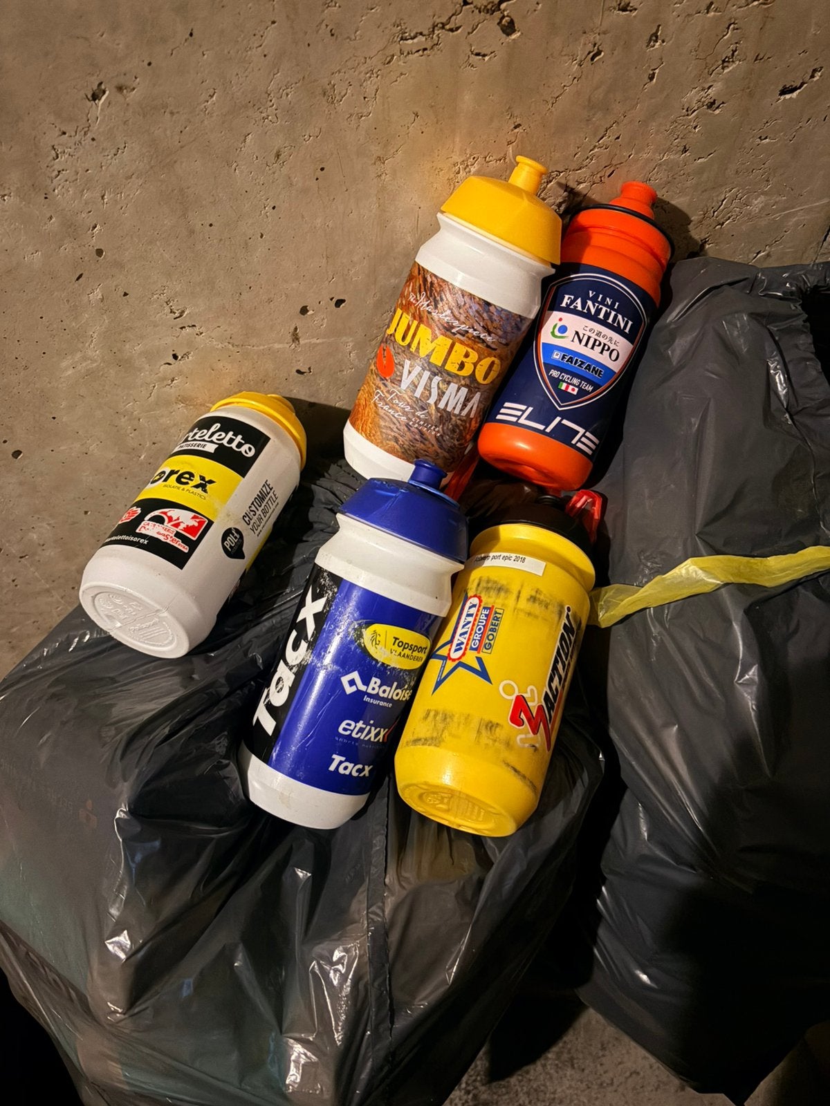 Diverse bidons, Ophalen, Gebruikt