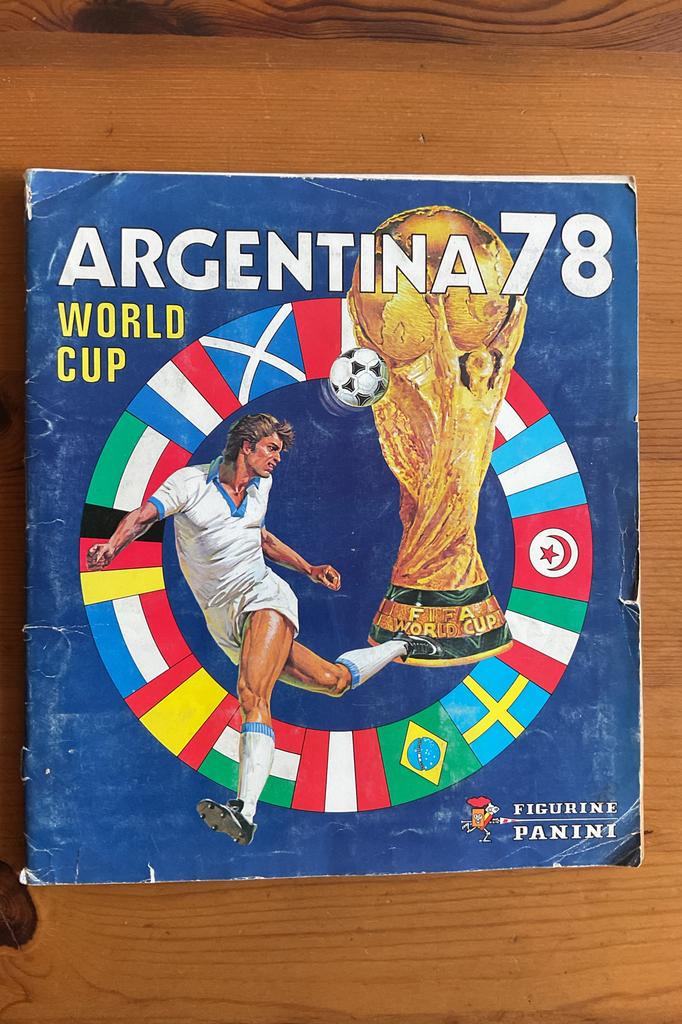 Panini Voetbalplaatjes Album WK 1978 Argentinië, Verzamelen, Ophalen of Verzenden, Gebruikt, Overige sporten, Boek of Tijdschrift