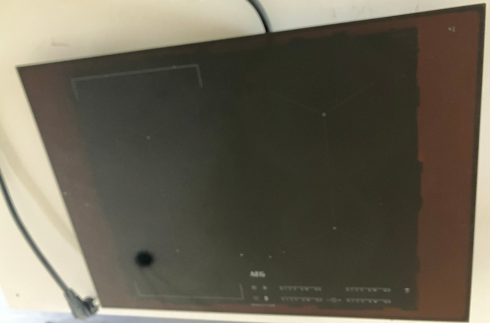 AEG IKE7440CB Inductiekookplaat - Zo goed als nieuw, Ophalen, 4 kookzones, Zo goed als nieuw, Inbouw