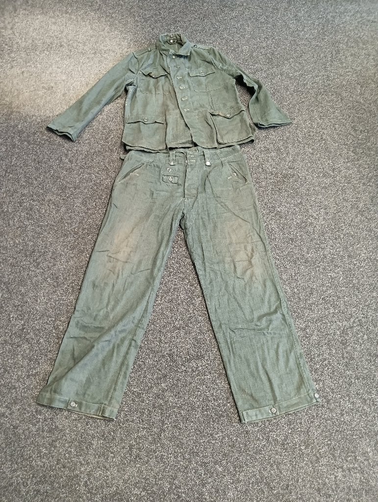 Duits drillich uniform, Verzamelen, Verzenden, Landmacht, Duitsland, Kleding of Schoenen