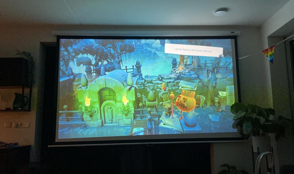 Elite Screens 120 inch (273xmz212cm) - Projectiescherm, Ophalen, Handmatig