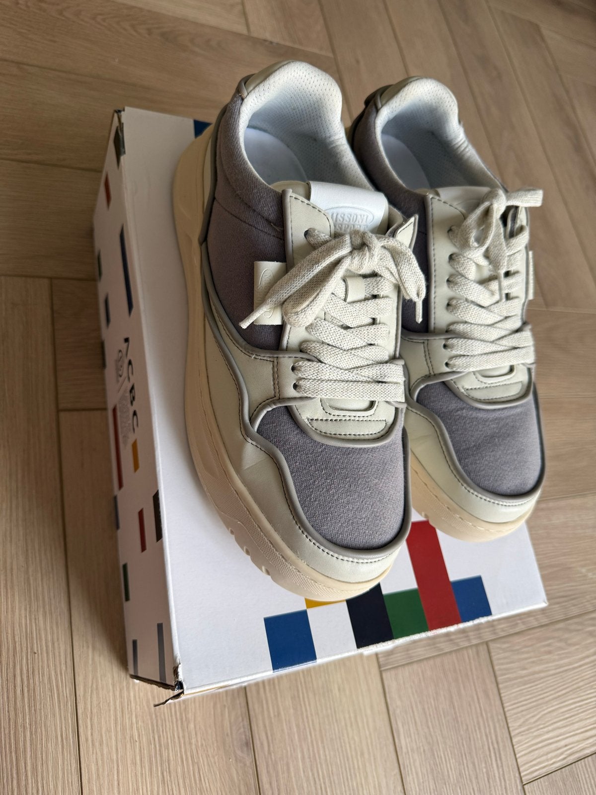 Missoni Sport ACBC Unisex Sneakers Maat 42 Grijs, Ophalen of Verzenden, Nieuw, Overige kleuren, Sneakers of Gympen