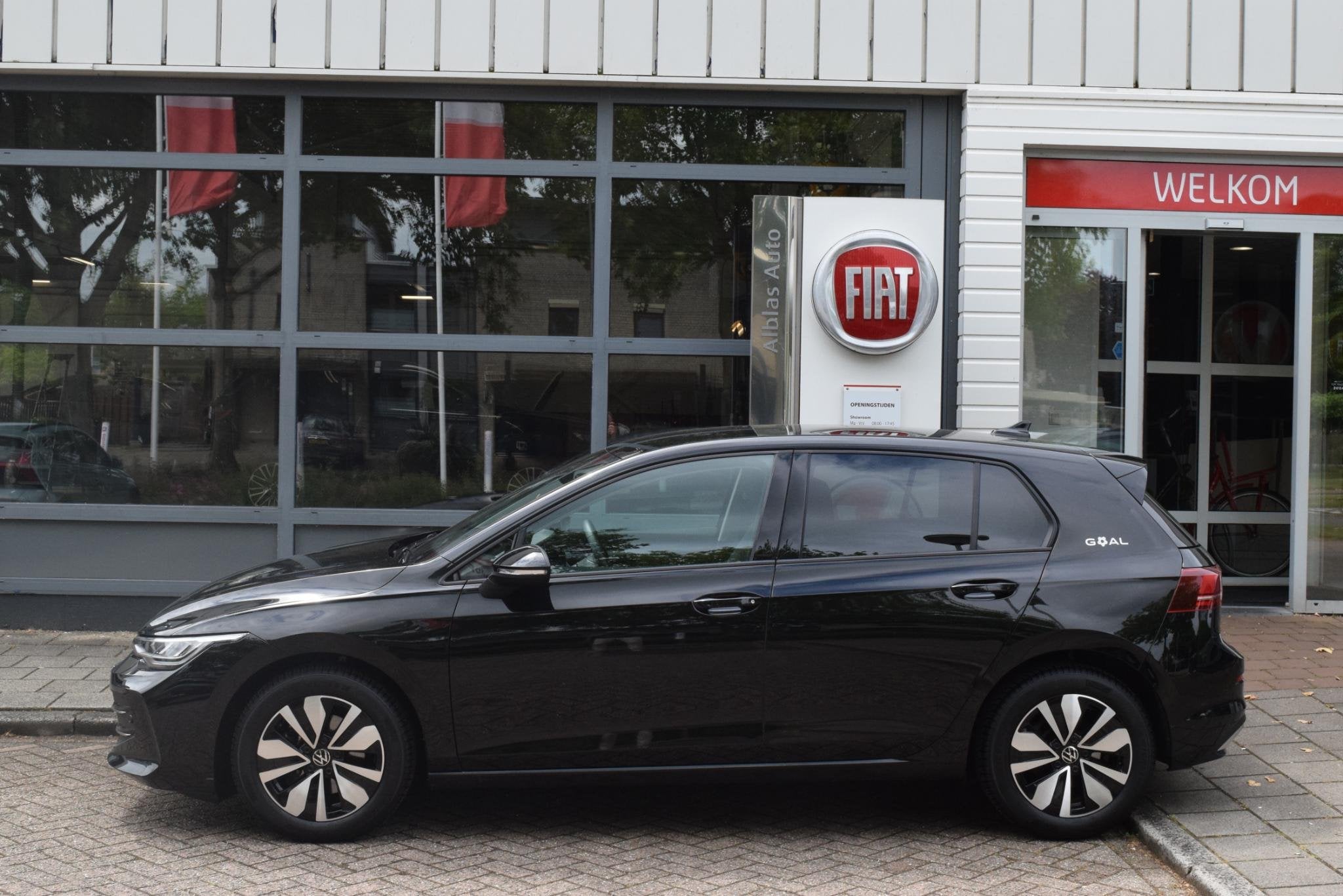 Volkswagen Golf 1.5 eTSI Goal|ACC|Sfeer|Carplay|Stuur+stoelv, Stof, 116 pk, Zwart, Bedrijf